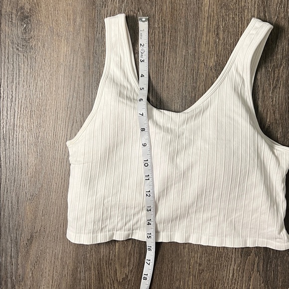 Ryka White Ribbed Padded Sports Bra Size XL - Picture 5 of 7